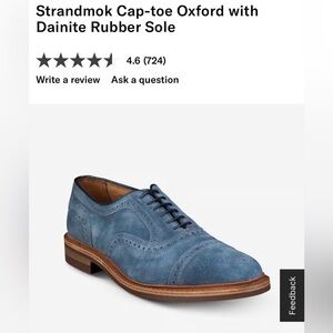Allen Edmunds Strandmok Cap-toe Oxford with Dainite Rubber Sole